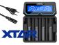 Preview: XTAR X4 Ladegerät 4-Slot mit integriertem Netzteil 240 VAC und Display