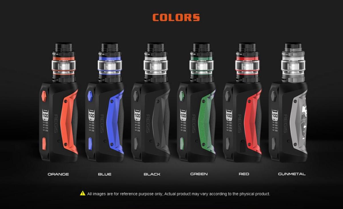 GeekVape, Aegis Solo 100W TC Kit, Cerberus Tank, 5.5ml