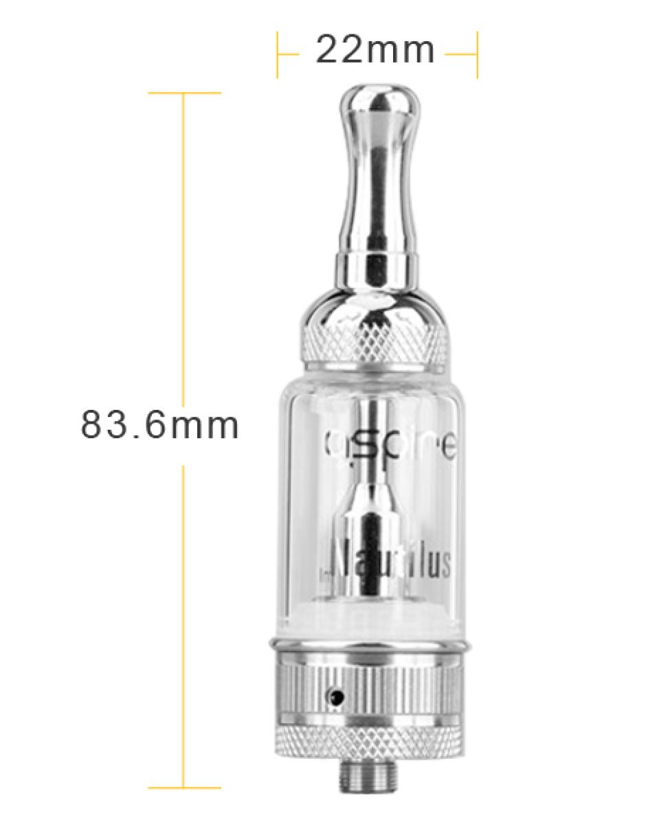 Aspire Nautilus BVC Verdampfer, 5ml, 22mm (MTL)