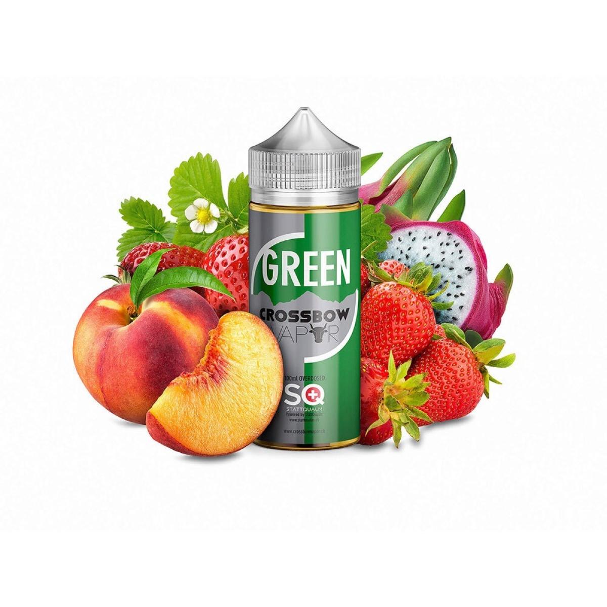 Crossbow Vapor Green Liquid, 100ml, Shortfill