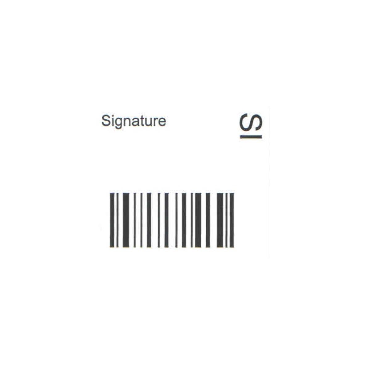 Zusatzdienstleistung: Signature / Zustellung gegen Unterschrift