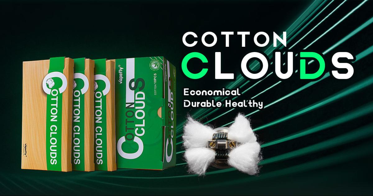 Vapefly, Cotton Clouds, 3mm, 1.5m