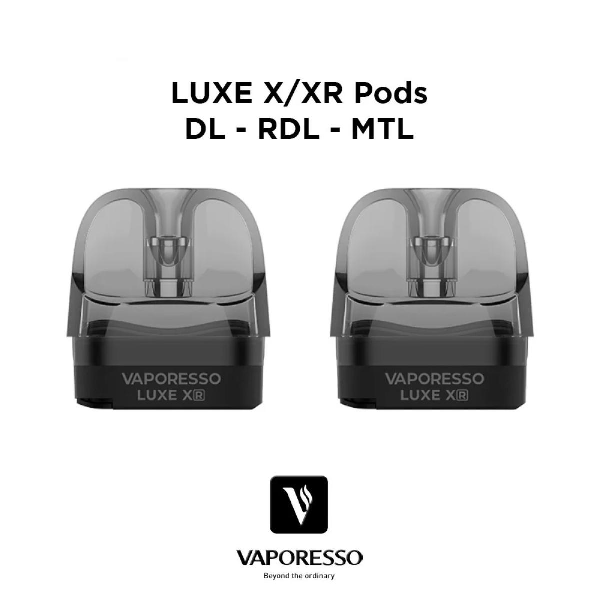 Vaporesso Luxe X/XR Pods 5ml, Pack à 2 Stk. (ohne Coil)