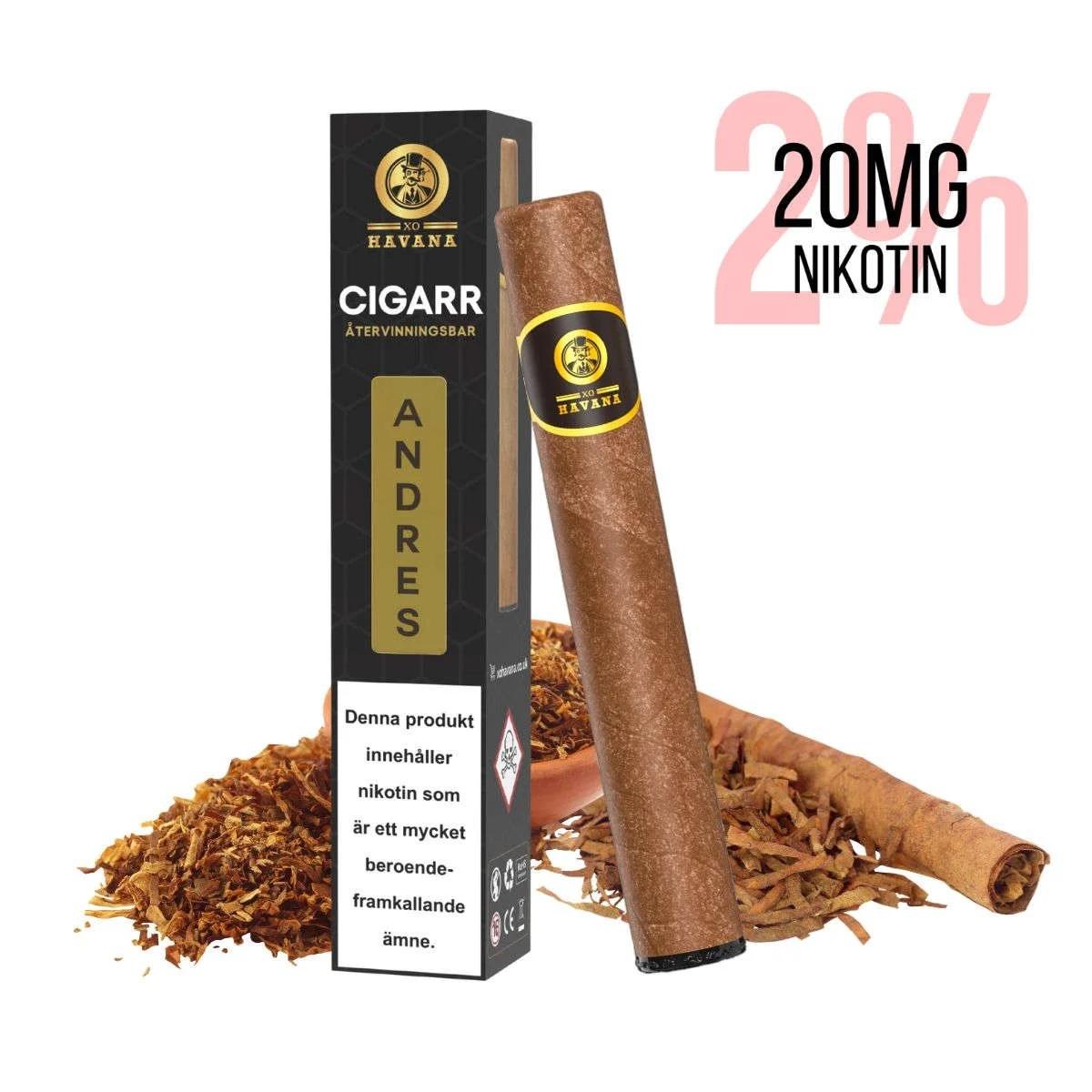 XO Havana - ANDRES Classic Cigar 20mg 600 Züge