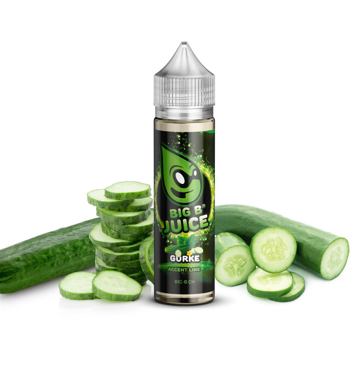 BIG B Juice Accent Line, Cucumber, Shortfill, 50 ml