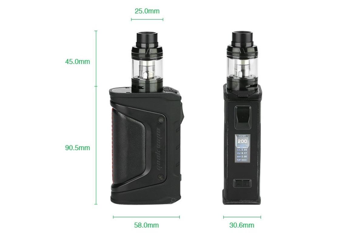 GeekVape, Aegis Legend 200W TC Kit, Aero Mesh Tank, 5ml