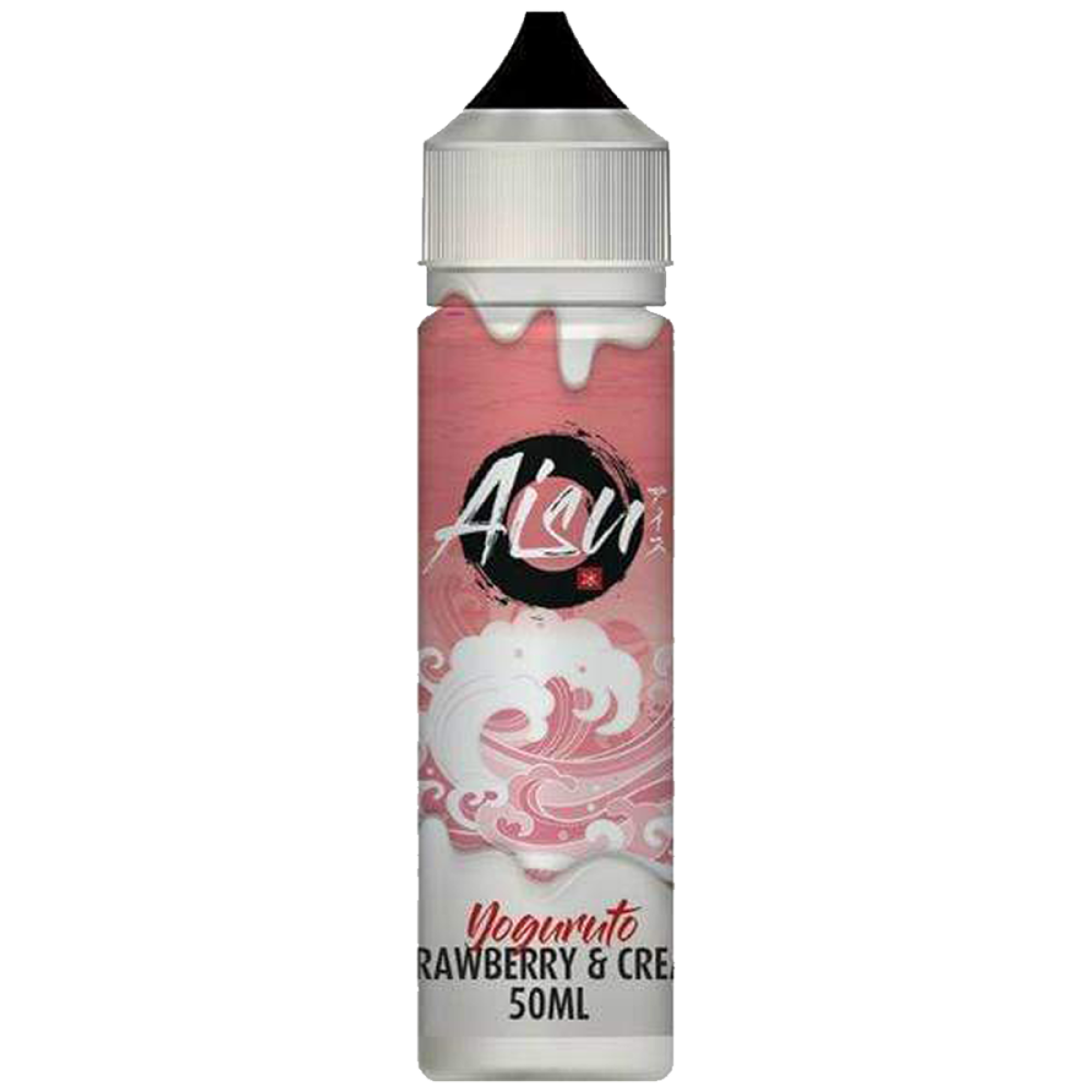 Aisu, Strawberry & Cream Milk, Yoguruto, 50 ml, Shortfill