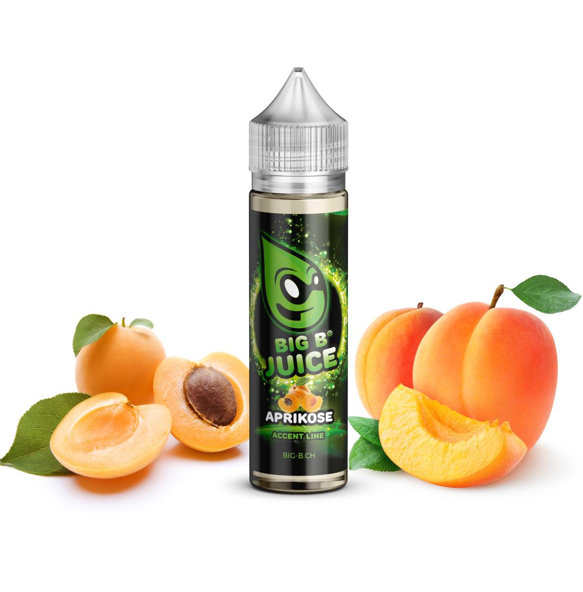 BIG B Juice Accent Line, Apricot, Shortfill, 50 ml