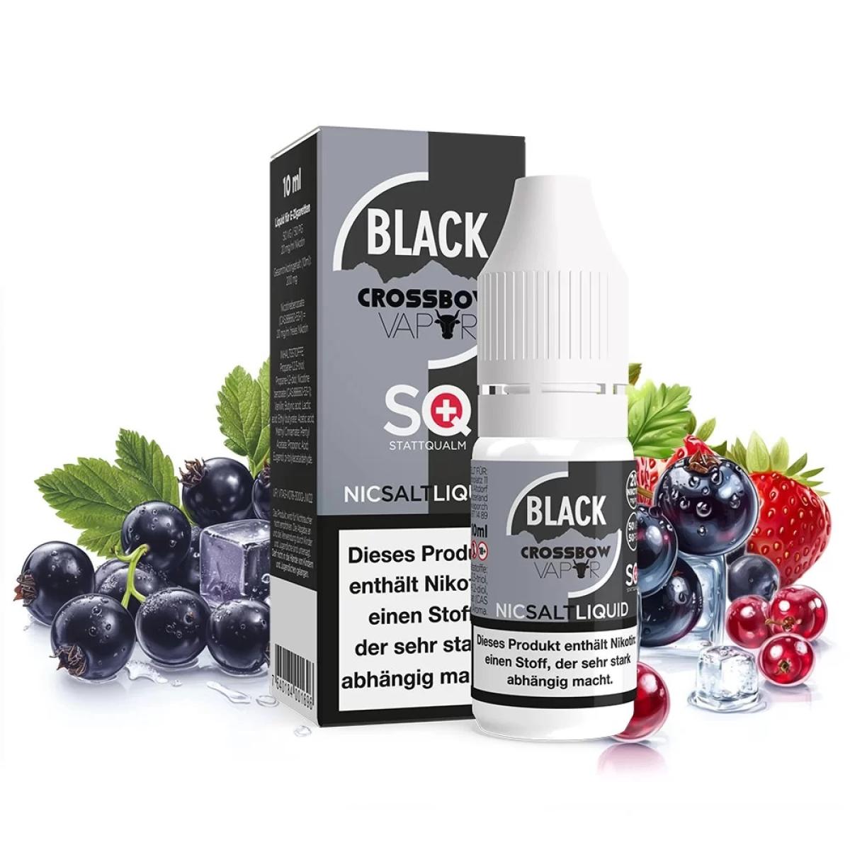 Crossbow Vapor - Black - Nikotin Salz Liquid 20mg