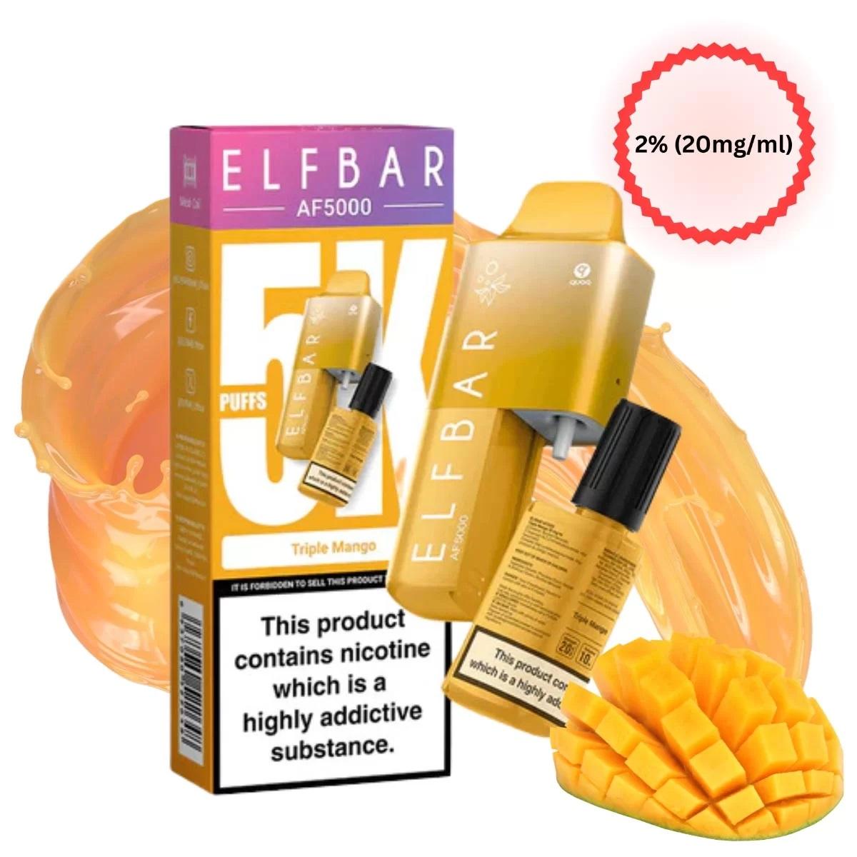 ELFBAR AF5000 Disposable Vape Kit 5000 Züge