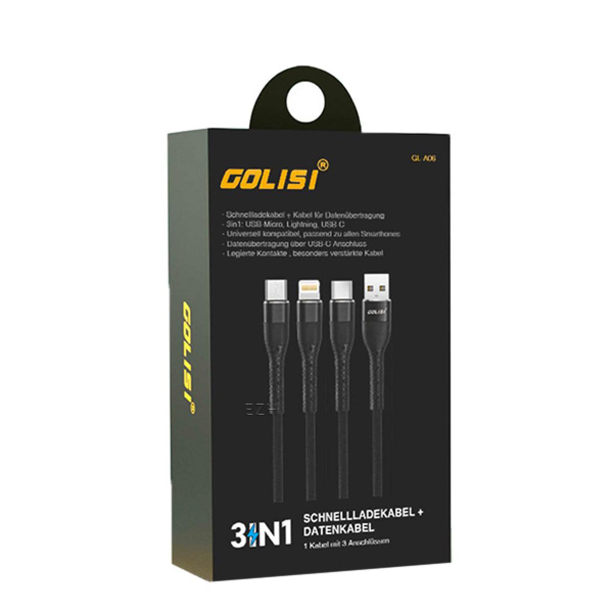 Golisi GL-A06 USB Kabel 3 in 1