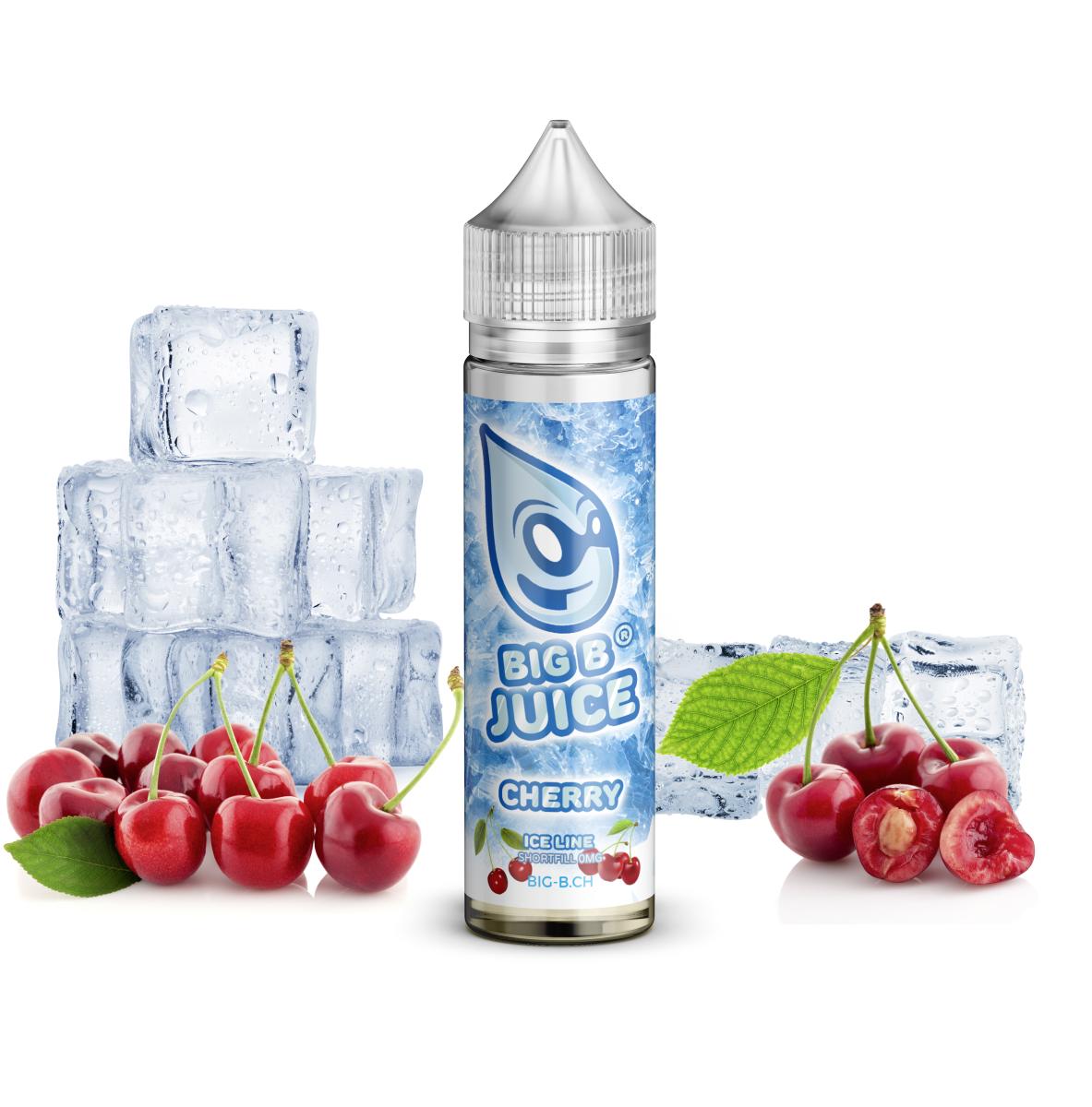 BIG B Juice ICE Line, Cherry, Shortfill, 50 ml