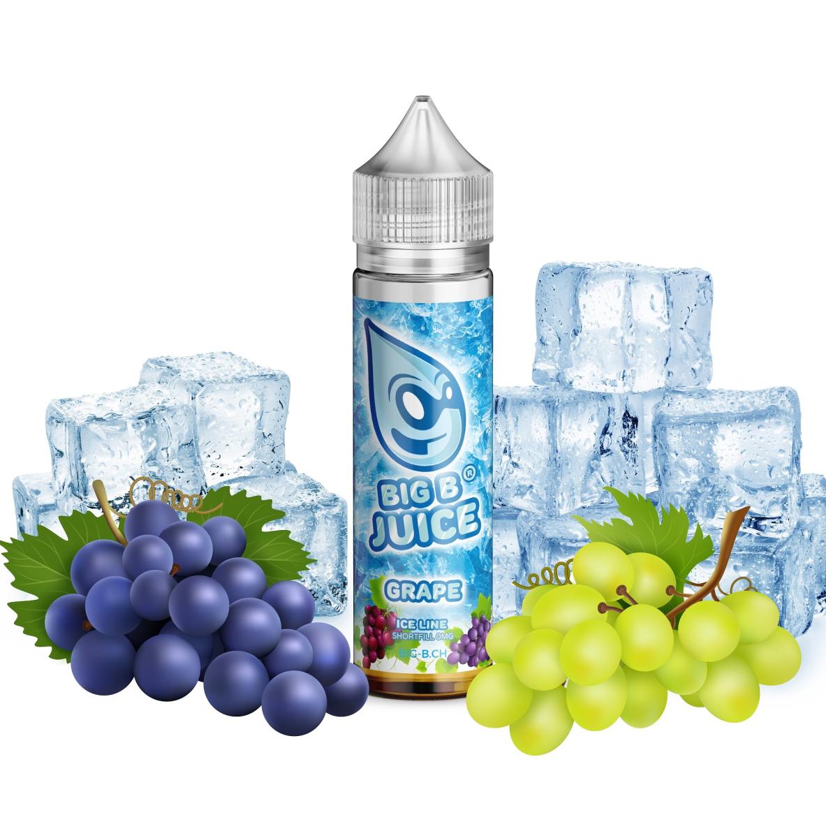 BIG B Juice ICE Line, Grape, Shortfill, 50 ml