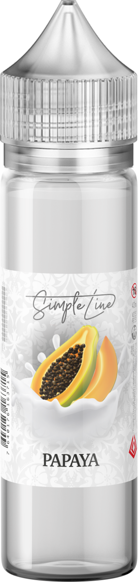 Art of Vapor, Simple Line, Papaya, 40 ml, Shortfill