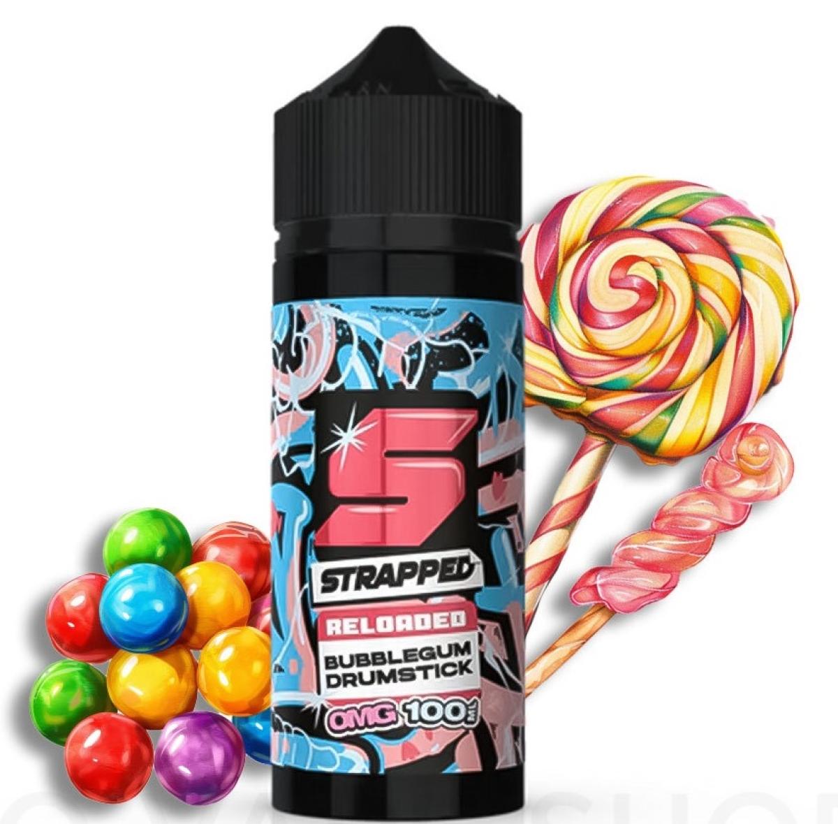 STRAPPED Reloaded - Bubblegum Drumstick 100ml Shortfill