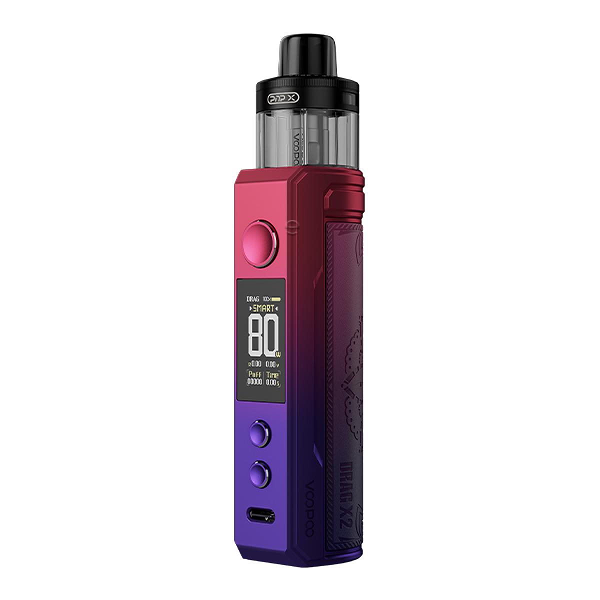 Voopoo DRAG X2 Podsystem 18650 Kit, 80W, 5ml