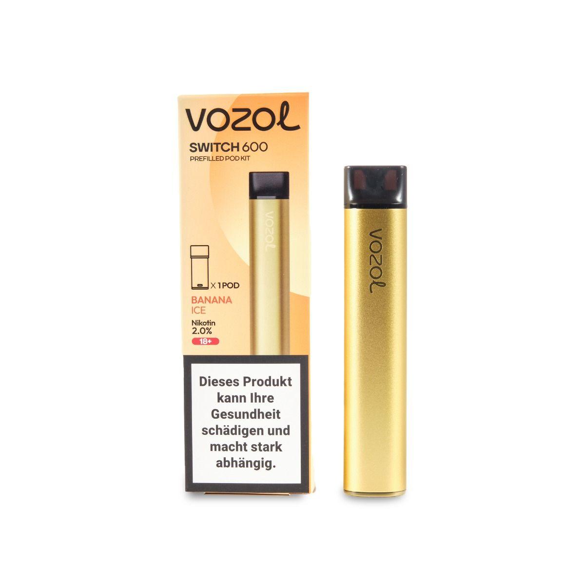 VOZOL Switch 600 Kit, 20mg/ml, 400mAh, 600 Züge