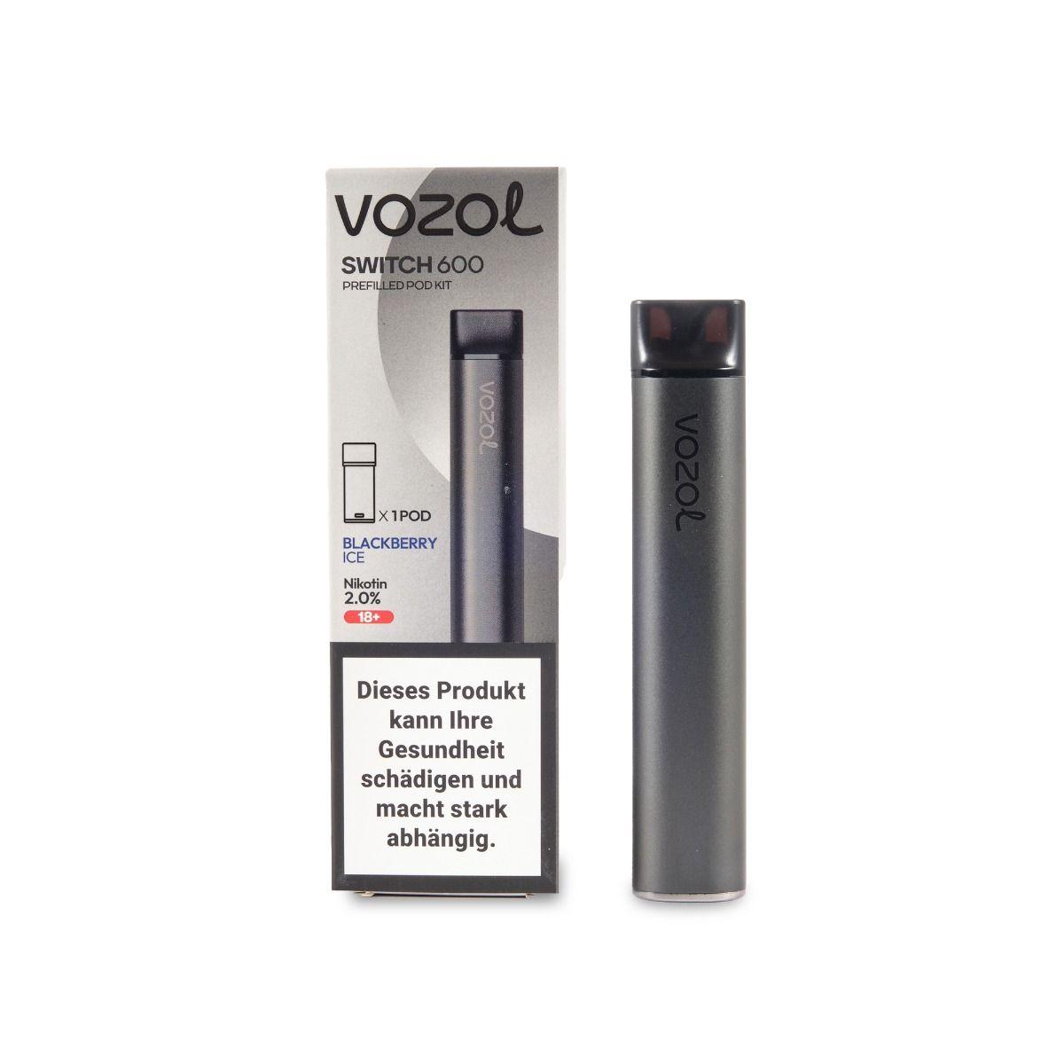 VOZOL Switch 600 Kit, 20mg/ml, 400mAh, 600 Züge