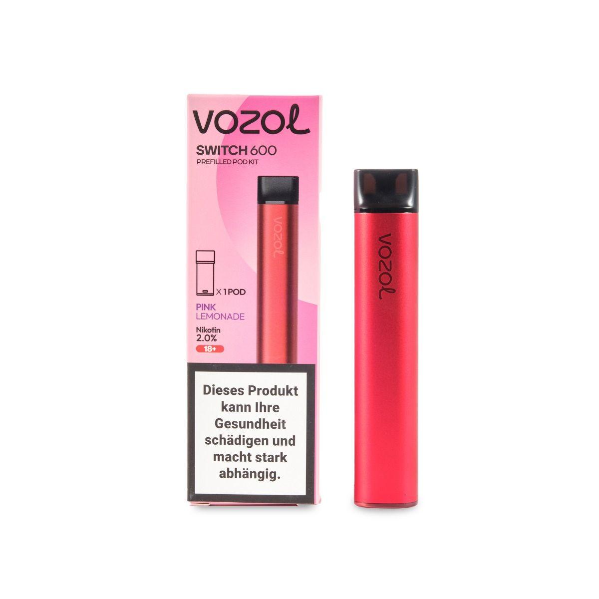 VOZOL Switch 600 Kit, 20mg/ml, 400mAh, 600 Züge