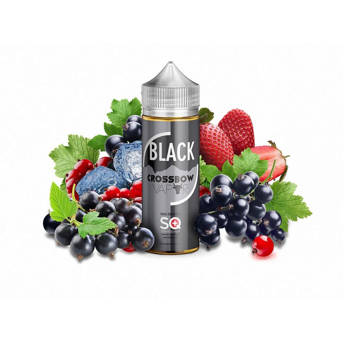 Crossbow Vapor Black Liquid, 100ml, Shortfill