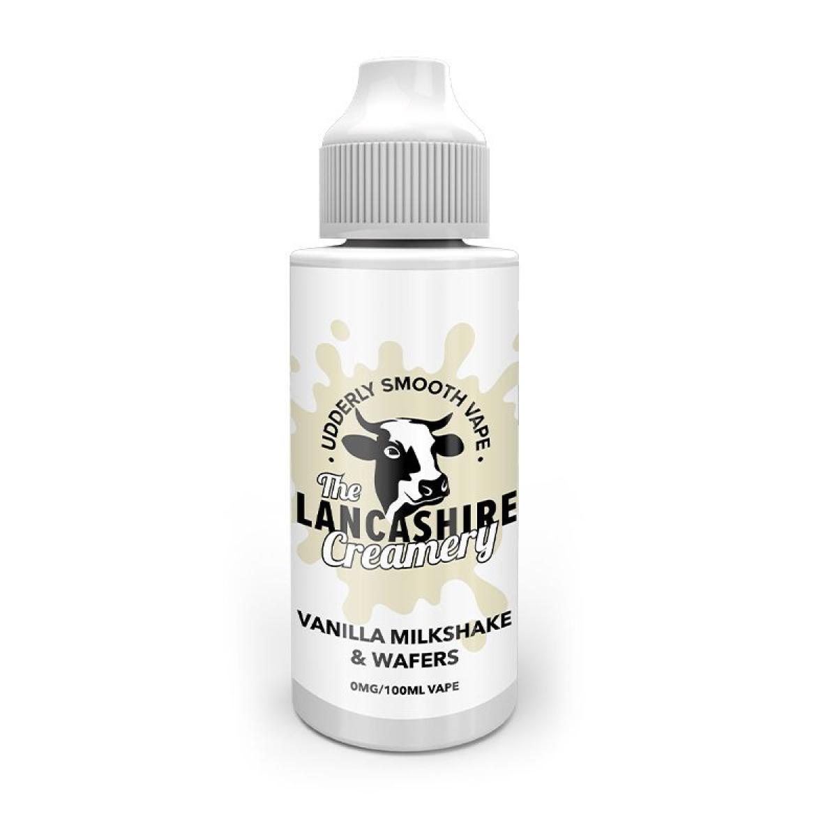 Lancashire Creamery Vanilla Milkshake Deluxe 100 ml Shortfill