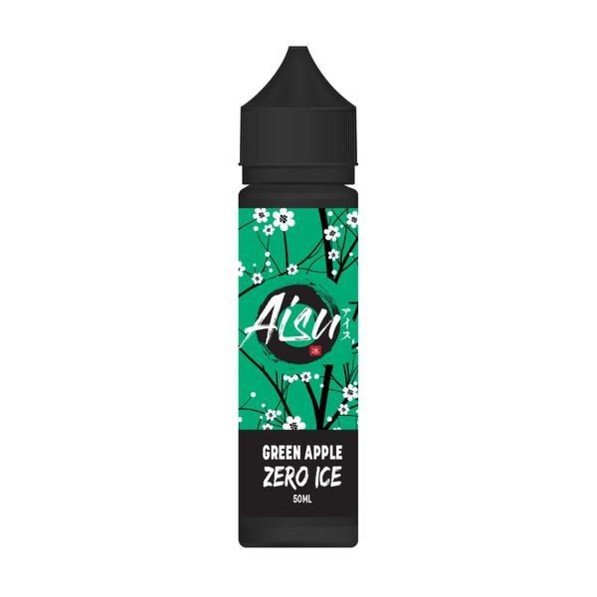 Aisu, Green Apple ZERO ICE, 50 ml, Shortfill