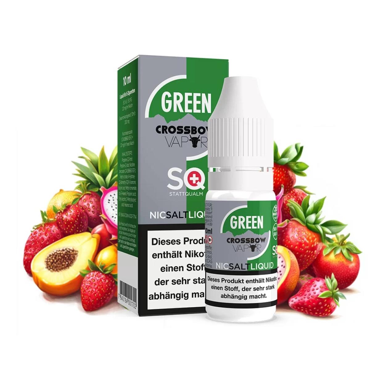 Crossbow Vapor - Green - Nikotin Salz Liquid 20mg