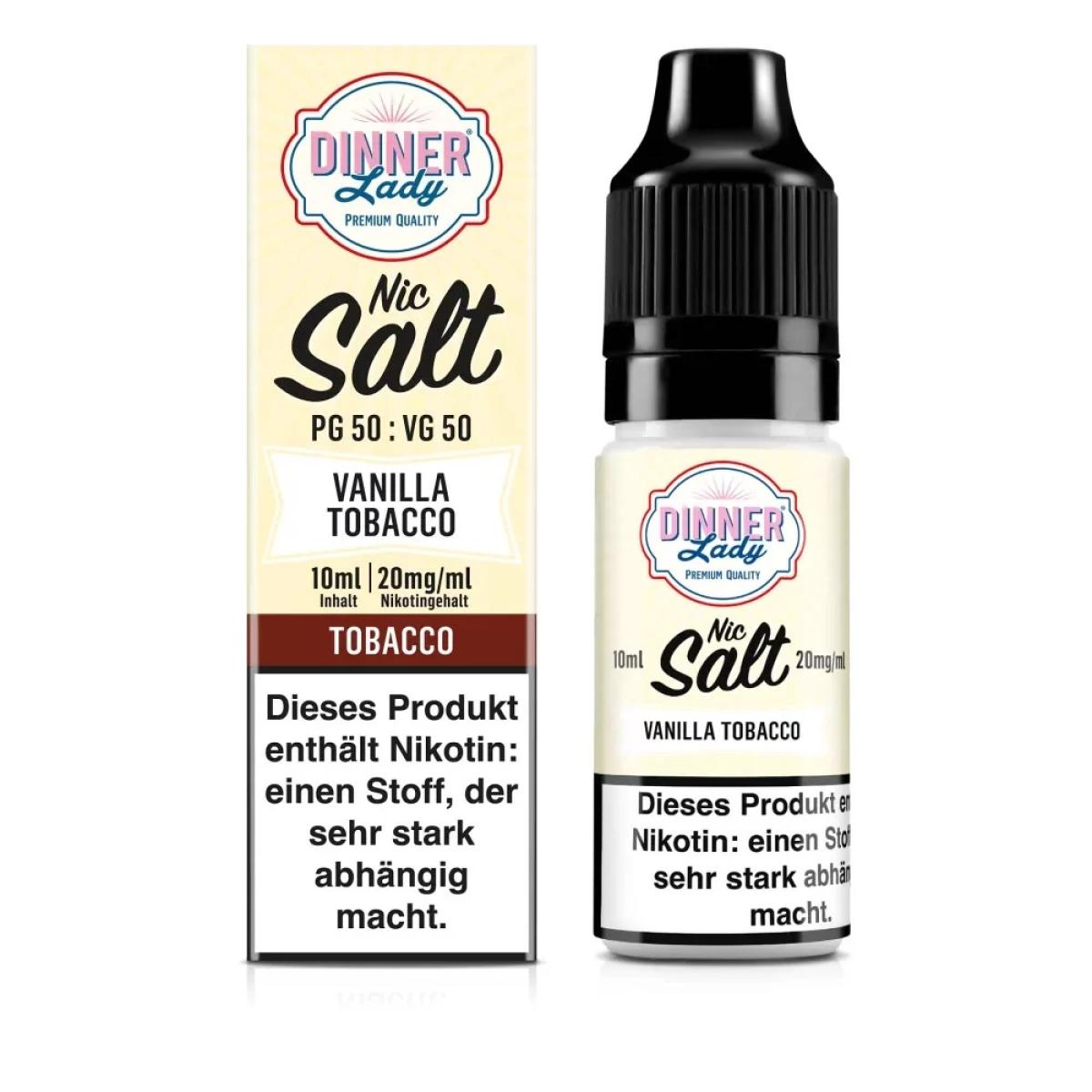 Dinner Lady Vanilla Tobacco NicSalt 10 ml