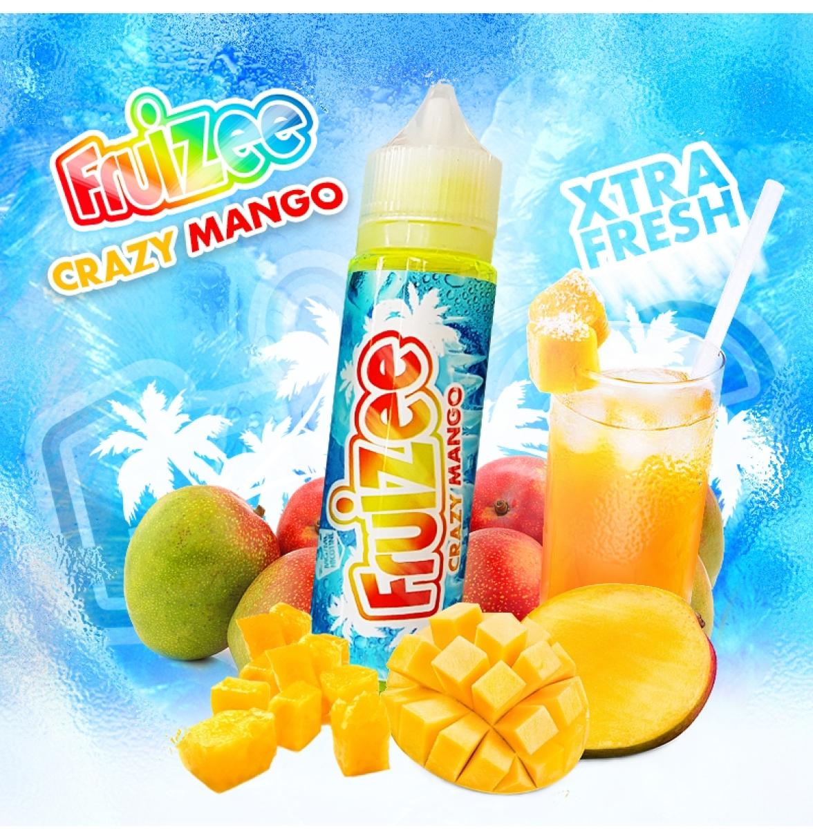 Fruizee, Crazy Mango, Shortfill, 50ml