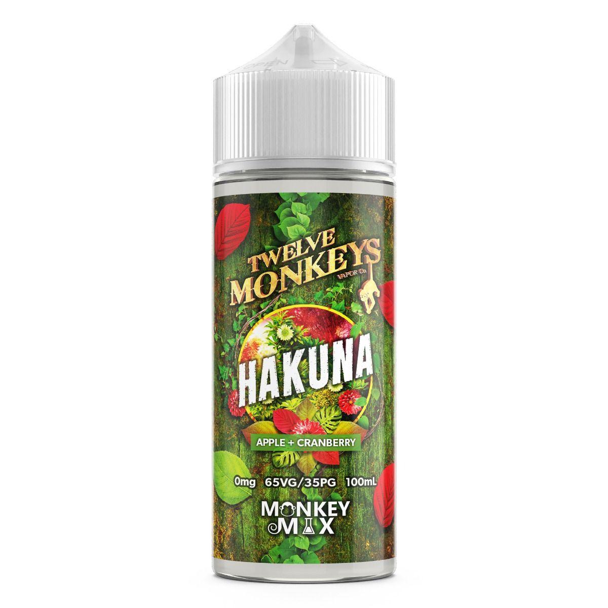 Twelve Monkeys Hakuna XL, 100/120ml, Shortfill