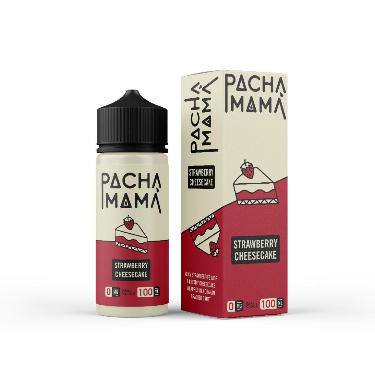 Charlie's Chalk Dust, Pacha Mama Strawberry Cheesecake, 100 ml, Shortfill