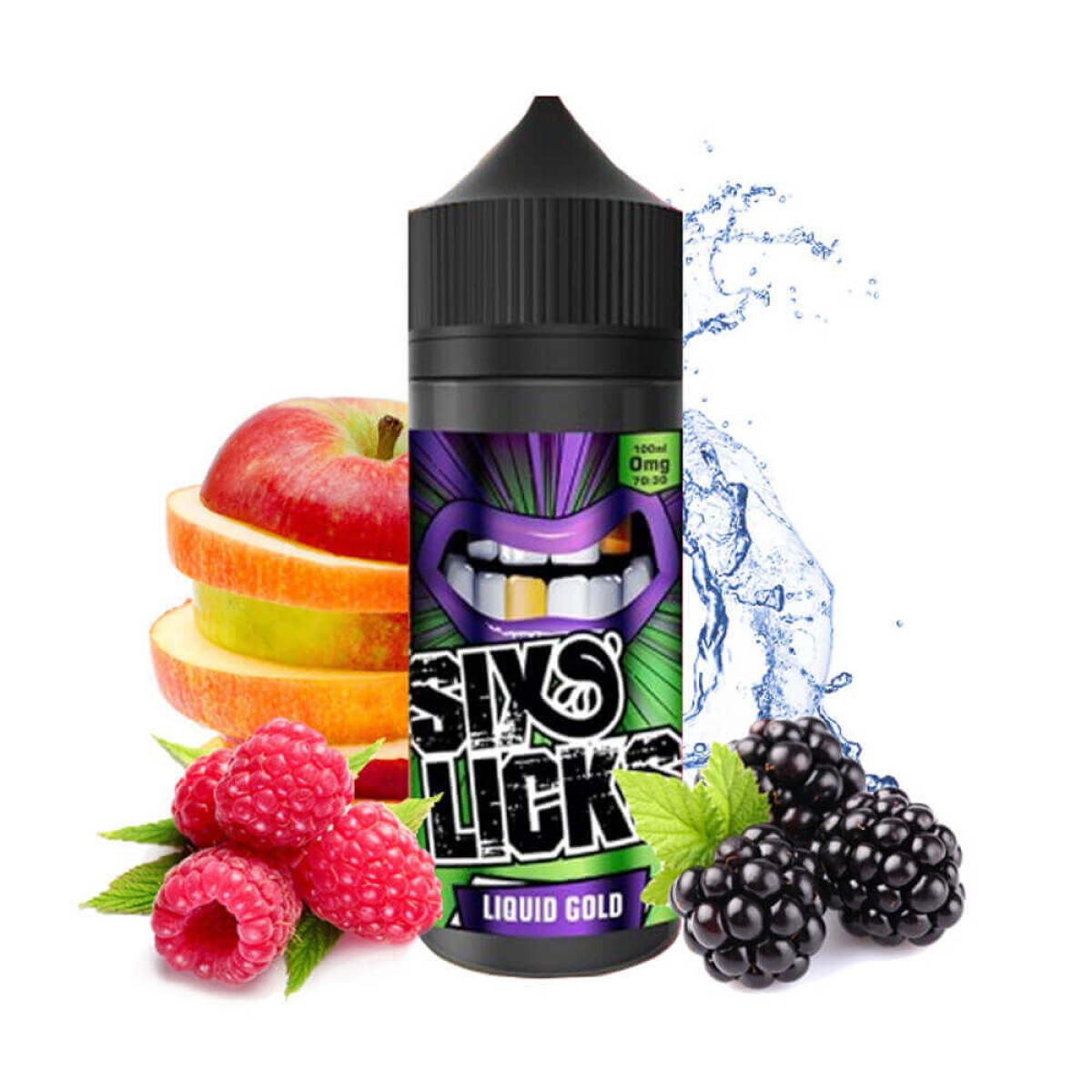 Six Licks, Liquid Gold, 100 ml, Shortfill