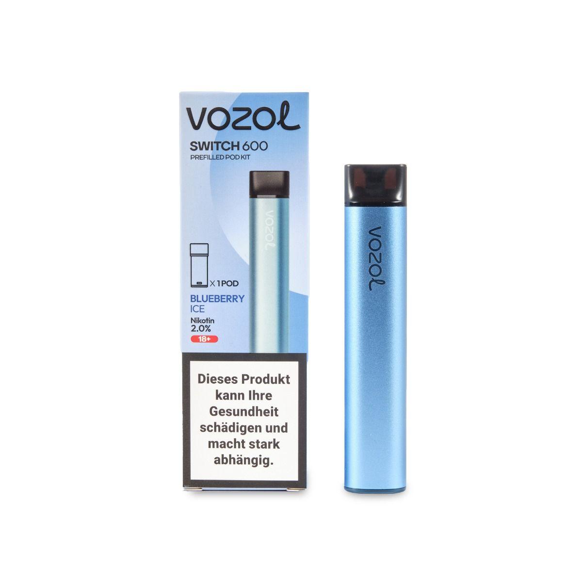 VOZOL Switch 600 Kit, 20mg/ml, 400mAh, 600 Züge