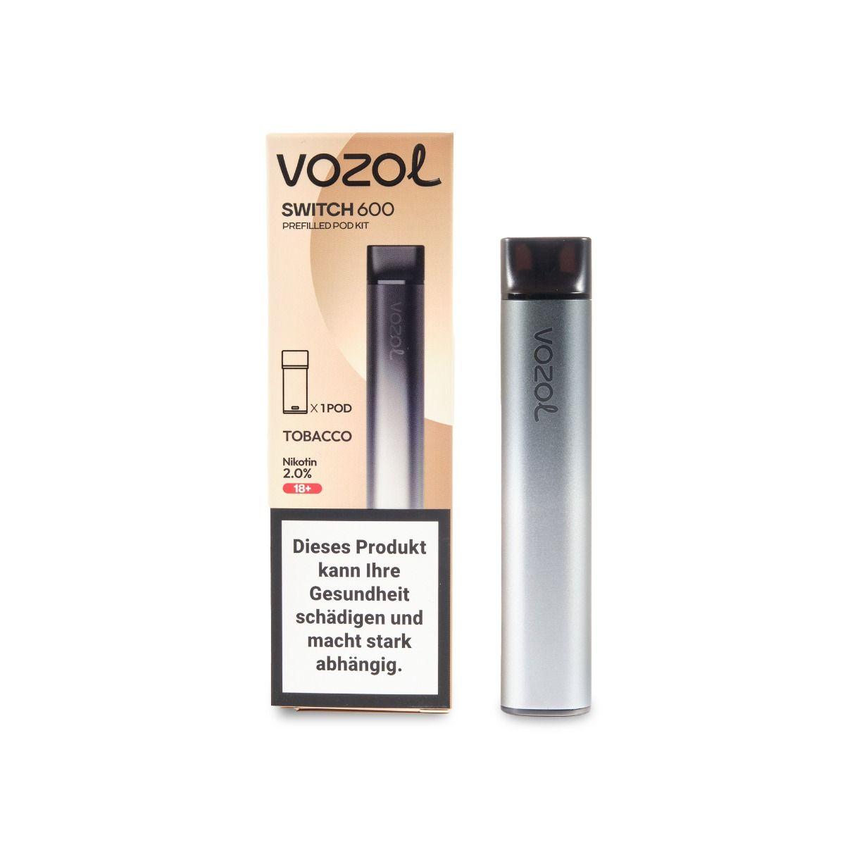 VOZOL Switch 600 Kit, 20mg/ml, 400mAh, 600 Züge